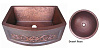 Картинка анонса товара «кухонная мойка bronze de luxe 10301, цвет - desert rose (пустынная роза), 84 х 62 х 25 см медная 10301_desert_rose_af-02»