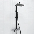 Душевая система WasserKRAFT A114.162.217.CB Thermo с термостатом черный Душевая система WasserKRAFT A114.162.217.CB Thermo с термостатом черный