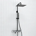 Душевая система WasserKRAFT A114.162.217.CB Thermo с термостатом черный Душевая система WasserKRAFT A114.162.217.CB Thermo с термостатом черный