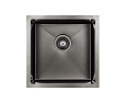 Кухонная мойка Paulmark GERBERG 44 UNI, PM254444-GM, вороненая сталь, 440х440мм Кухонная мойка Paulmark GERBERG 44 UNI, PM254444-GM, вороненая сталь, 440х440мм