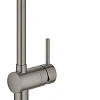 Смеситель для кухни GROHE Minta однорычажный, поворотный L-образный излив, темный графит матовый (31 31375AL0 Смеситель для кухни GROHE Minta однорычажный, поворотный L-образный излив, темный графит матовый (31 31375AL0