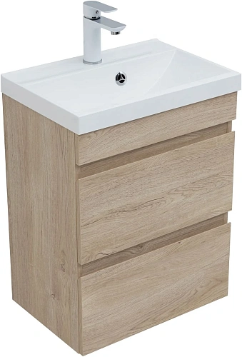 Тумба под раковину Aquanet Нота New 50 дуб светлый 00334196 подвесная Тумба под раковину Aquanet Нота New 50 дуб светлый 00334196 подвесная