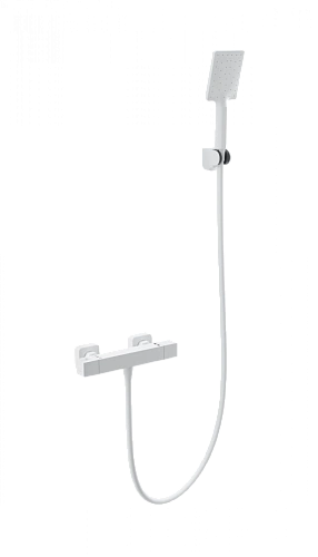 Смеситель для душа Wonzon & Woghand с термостатом, белый матовый (WW-B2062-A-MW) Смеситель для душа Wonzon & Woghand с термостатом, белый матовый (WW-B2062-A-MW)