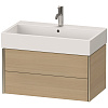 Тумба под раковину Duravit XVIU XV43360B171 подвесная 78.4 см Средиземноморский дуб