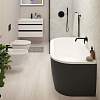 Акриловая ванна CEZARES SLIM WALL-180-80-60-NERO-SET 1800x790 черный матовый Акриловая ванна CEZARES SLIM WALL-180-80-60-NERO-SET 1800x790 черный матовый