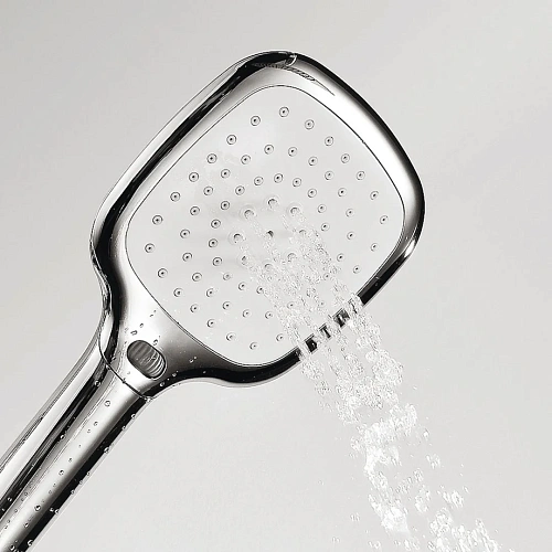 Душевая лейка WasserKRAFT A065 3-функциональная белый/хром Душевая лейка WasserKRAFT A065 3-функциональная белый/хром