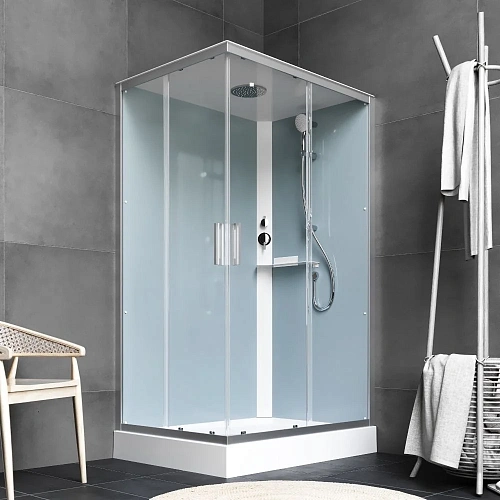 Душевая кабина AM.PM Gem W90C-404-12080MT 120x80, прямоугольная, профиль хром матовый, стекло прозрачное Душевая кабина AM.PM Gem W90C-404-12080MT 120x80, прямоугольная, профиль хром матовый, стекло прозрачное