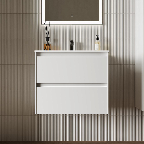 Тумба под раковину Sancos Cento CN60W белый глянец Тумба под раковину Sancos Cento CN60W белый глянец