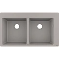 Кухонная мойка Hansgrohe S51 S510-F770 370/370 43316380, cерый бетон встраиваемая Кухонная мойка Hansgrohe S51 S510-F770 370/370 43316380, cерый бетон встраиваемая