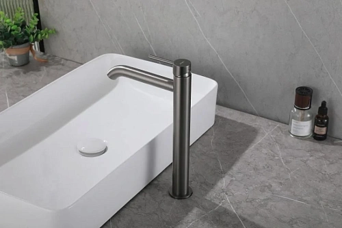 Смеситель для раковины ABBER Wasser Kreis AF8111NG никель Смеситель для раковины ABBER Wasser Kreis AF8111NG никель