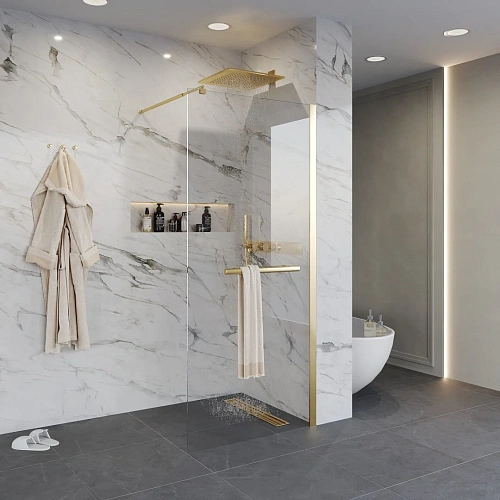 Душевая перегородка Niagara Nova NG-641-12GOLD (120x195) Душевая перегородка Niagara Nova NG-641-12GOLD (120x195)