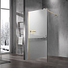 Картинка анонса товара «душевая перегородка vincea walk-in vsw-1h100mrg, 1000x2000, матовый золотой, стекло зеркальное»