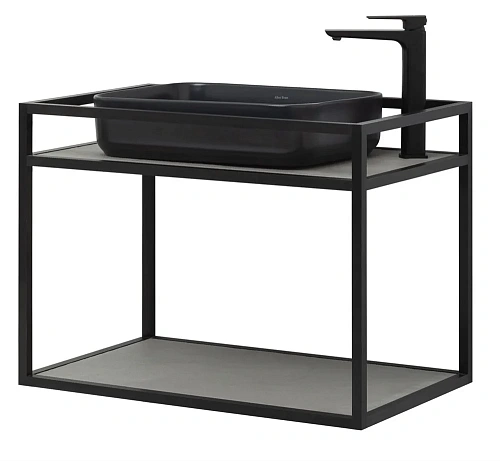 Консоль под раковину Allen Brau Liberty 75 1.33001.BB черный Консоль под раковину Allen Brau Liberty 75 1.33001.BB черный