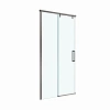 Душевая дверь BelBagno SOFT_CLOSE-1-BF-1-100-C-GM 100 см, профиль оружейная сталь, стекло прозрачное