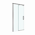Душевая дверь BelBagno SOFT_CLOSE-1-BF-1-100-C-GM 100 см, профиль оружейная сталь, стекло прозрачное Душевая дверь BelBagno SOFT_CLOSE-1-BF-1-100-C-GM 100 см, профиль оружейная сталь, стекло прозрачное