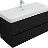 Тумба под раковину Aquanet Вега 2.0 100 черный 00337951 подвесная Тумба под раковину Aquanet Вега 2.0 100 черный 00337951 подвесная