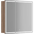 Зеркальный шкаф Sancos Mirror MI90EG 890x150х740 мм, с LED подсветкой, дуб галифакс натуральный Зеркальный шкаф Sancos Mirror MI90EG 890x150х740 мм, с LED подсветкой, дуб галифакс натуральный