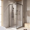 Душевой уголок CEZARES RELAX-304-A-2-80-C-GM 80x80см стекло прозрачное, профиль оружейная сталь Душевой уголок CEZARES RELAX-304-A-2-80-C-GM 80x80см стекло прозрачное, профиль оружейная сталь