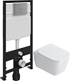Комплект Унитаз подвесной STWORKI Монтре SETK3204-2616 безободковый, с микролифтом + Система инсталл 559954 Комплект Унитаз подвесной STWORKI Монтре SETK3204-2616 безободковый, с микролифтом + Система инсталл 559954