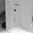 Душевая система Vincea Cube VSFS-4C12CH с изливом, хром Душевая система Vincea Cube VSFS-4C12CH с изливом, хром