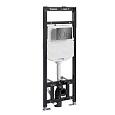 Детальная картинка товара «инсталляция для унитаза wasserkraft alme 15tlt.010.me.pb02 с клавишей смыва черный»