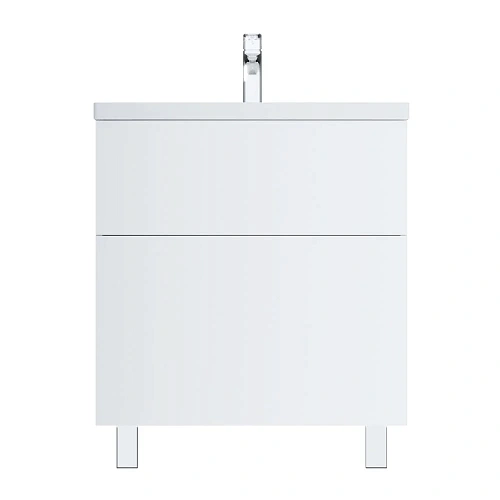 Тумба под раковину AM.PM Gem M90FSX07522WG32 напольная, 75 см push-to-open, белый Тумба под раковину AM.PM Gem M90FSX07522WG32 напольная, 75 см push-to-open, белый
