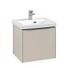 Тумба под раковину Villeroy &amp; Boch Subway 3.0 с подсветкой Cashmere Grey / Cashmere Grey C580L0VN