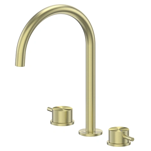 Смеситель для раковины ABBER Wasser Kreis 316 AF8108BG-M золото брашированное Смеситель для раковины ABBER Wasser Kreis 316 AF8108BG-M золото брашированное