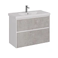 Тумба под раковину Lemark COMBI 100 см подвесная/напольная, бетон/белый LM03C100T-Beton Тумба под раковину Lemark COMBI 100 см подвесная/напольная, бетон/белый LM03C100T-Beton