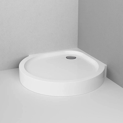 Душевой поддон AM.PM Like W83T-333-095W Round 95x95, белый акрил Душевой поддон AM.PM Like W83T-333-095W Round 95x95, белый акрил