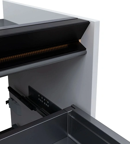 Тумба под раковину Allen Brau Activity 70 1.34003.WM белый матовый/черный брашированный Тумба под раковину Allen Brau Activity 70 1.34003.WM белый матовый/черный брашированный