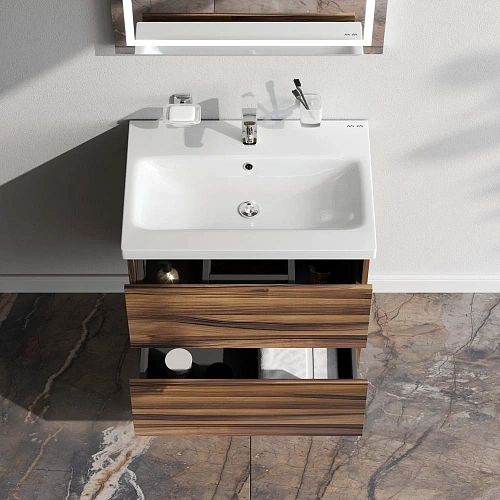 Тумба под раковину AM.PM Gem M90FHX0602HF подвесная, 60 см, орех Тумба под раковину AM.PM Gem M90FHX0602HF подвесная, 60 см, орех