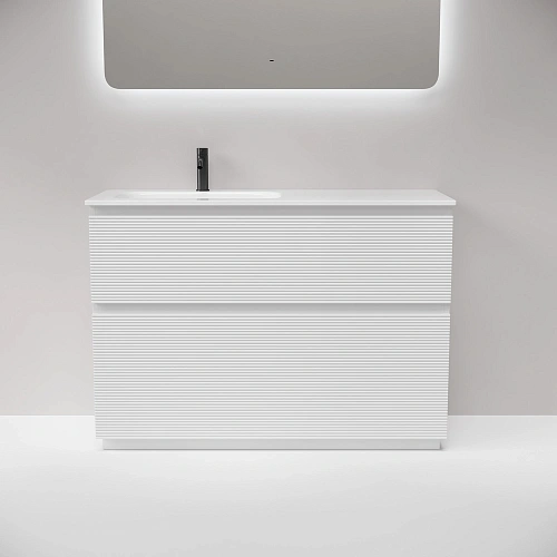 Тумба под раковину SANCOS Folk Floor FL120FLW левая 1190х445х850 Bianco, напольная Тумба под раковину SANCOS Folk Floor FL120FLW левая 1190х445х850 Bianco, напольная