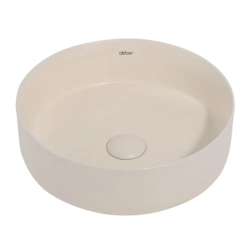 Раковина ABBER Bequem AC2108MBE накладная, светло-бежевая матовая Раковина ABBER Bequem AC2108MBE накладная, светло-бежевая матовая