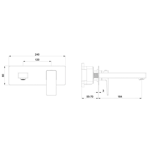 Смеситель для раковины Wonzon & Woghand CUBE 2.0 встраиваемый, брашированный никель (WW-88869068-BN) Смеситель для раковины Wonzon & Woghand CUBE 2.0 встраиваемый, брашированный никель (WW-88869068-BN)
