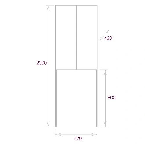 Шкаф Onika Милтон 67 см 306702 напольный, белый, для стиральной машины, разборный Шкаф Onika Милтон 67 см 306702 напольный, белый, для стиральной машины, разборный