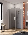 Душевой уголок CEZARES SLIDER-AH-2-90/100-100/110-GRIGIO-Cr 90-100x100-110см стекло тонированное (графит), профиль хром Душевой уголок CEZARES SLIDER-AH-2-90/100-100/110-GRIGIO-Cr 90-100x100-110см стекло тонированное (графит), профиль хром