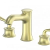Смеситель для раковины Wonzon & Woghand на 3 отверстия, брашированное золото (WW-88159008-BG) Смеситель для раковины Wonzon & Woghand на 3 отверстия, брашированное золото (WW-88159008-BG)