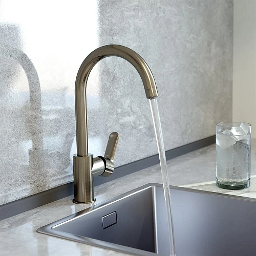 Смеситель для кухни IDDIS Cuba (CUBBNFJi05) под фильр, сатин Смеситель для кухни IDDIS Cuba (CUBBNFJi05) под фильр, сатин