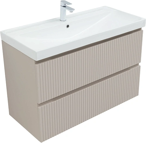 Тумба под раковину Aquanet Джейн Flat 90 00343978 бежевый Тумба под раковину Aquanet Джейн Flat 90 00343978 бежевый