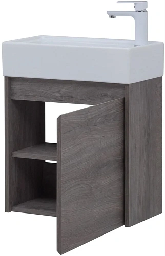 Тумба под раковину Aquanet Nova Lite 50 дуб рошелье (1 дверца) 00298854 Тумба под раковину Aquanet Nova Lite 50 дуб рошелье (1 дверца) 00298854