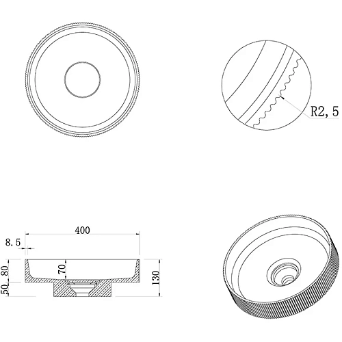 Раковина Boheme Corian 400x130 Matte white 801-R-MW накладная Раковина Boheme Corian 400x130 Matte white 801-R-MW накладная