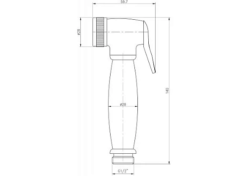 Гигиенический душ Aquanet Static 1.01 00257144 Гигиенический душ Aquanet Static 1.01 00257144