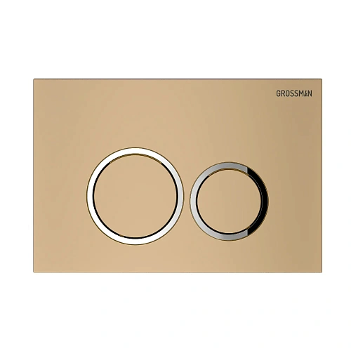 Клавиша смыва GROSSMAN Galaxy 700.K31.01.310.310 золото матовое Клавиша смыва GROSSMAN Galaxy 700.K31.01.310.310 золото матовое