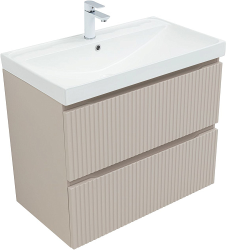 Тумба под раковину Aquanet Джейн Flat 80 00343977 бежевый Тумба под раковину Aquanet Джейн Flat 80 00343977 бежевый