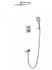 Душевая система Wonzon &amp; Woghand с термостатом, встраиваемая, брашированный никель (WW-88929003-BN)
