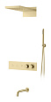 Душевая система Boheme FUSION 131-2-MG с термостатом, Matt Gold встраиваемая Душевая система Boheme FUSION 131-2-MG с термостатом, Matt Gold встраиваемая