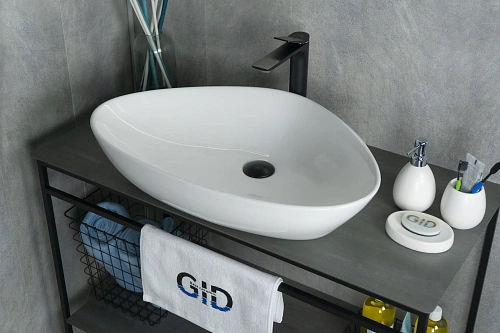 Раковина Gid N9062 51117 накладная белая 66.5x44x15 Раковина Gid N9062 51117 накладная белая 66.5x44x15