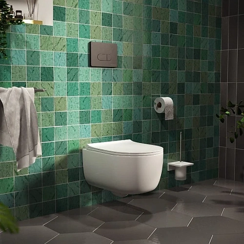 Инсталляция для унитаза BERGES NOVUM с кнопкой смыва, D5 Soft Touch, черная 040235 Инсталляция для унитаза BERGES NOVUM с кнопкой смыва, D5 Soft Touch, черная 040235