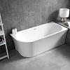 Акриловая ванна ABBER AB9257-1.7 R 170x78 правосторонняя, белая Акриловая ванна ABBER AB9257-1.7 R 170x78 правосторонняя, белая